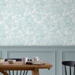 Laura Ashley Louise Duck Egg Blue Wallpaper - Image 7