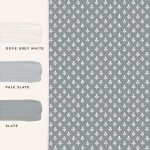 Laura Ashley Trefoil Slate Grey Wallpaper - Image 5