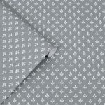 Laura Ashley Trefoil Slate Grey Wallpaper - Image 2