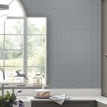 Laura Ashley Trefoil Slate Grey Wallpaper - Image 6