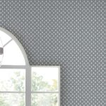 Laura Ashley Trefoil Slate Grey Wallpaper - Image 7