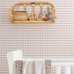 Laura Ashley Gingham Pale Amethyst Purple Wallpaper - Image 6