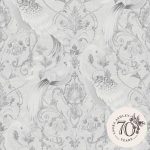 Laura Ashley Tregaron Silver Wallpaper - Image 4