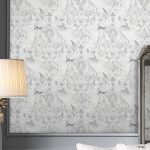 Laura Ashley Tregaron Silver Wallpaper - Image 7