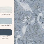 Laura Ashley Tregaron Midnight Blue Wallpaper - Image 5