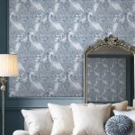 Laura Ashley Tregaron Midnight Blue Wallpaper - Image 6