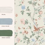 Laura Ashley Summer Palace Sage & Apricot Wallpaper - Image 5