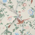 Laura Ashley Summer Palace Sage & Apricot Wallpaper - Image 2