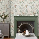 Laura Ashley Summer Palace Sage & Apricot Wallpaper - Image 6