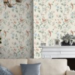 Laura Ashley Summer Palace Sage & Apricot Wallpaper - Image 7