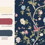 Laura Ashley Summer Palace Midnight Blue Wallpaper - Image 5