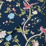 Laura Ashley Summer Palace Midnight Blue Wallpaper - Image 2
