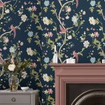 Laura Ashley Summer Palace Midnight Blue Wallpaper - Image 7