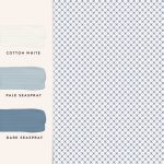Laura Ashley Wickerwork Dark Seaspray Blue Wallpaper - Image 4