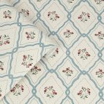 Laura Ashley Pinford Trellis Pale Seaspray Blue Wallpaper - Image 2