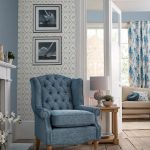Laura Ashley Pinford Trellis Pale Seaspray Blue Wallpaper - Image 5
