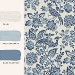 Laura Ashley Adain Palace Dark Seaspray Blue Wallpaper - Image 4