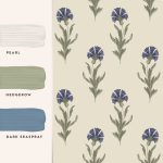 Laura Ashley Dandelion Dusky Seaspray Blue Wallpaper - Image 5