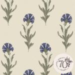 Laura Ashley Dandelion Dusky Seaspray Blue Wallpaper - Image 4