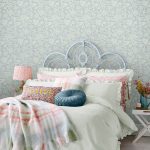 Laura Ashley Trailing Laurissa Pale Seaspray Blue Wallpaper - Image 5