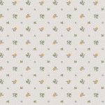 Laura Ashley Claudias Friend Pale Ochre Yellow Wallpaper
