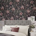 Laura Ashley Editas Garden Charcoal Grey Wallpaper - Image 5