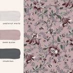 Laura Ashley Editas Garden Pale Blackberry Wallpaper - Image 4