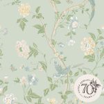 Laura Ashley Summer Palace Eau De Nil Wallpaper - Image 3