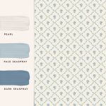 Laura Ashley Kate Pale Seaspray Blue Wallpaper - Image 4