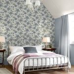 Laura Ashley Pickworth Posy Pale Seaspray Blue Wallpaper - Image 5