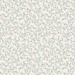 Laura Ashley Blencow Sprig Dark Duck Egg Blue Wallpaper