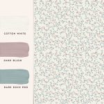 Laura Ashley Blencow Sprig Dark Duck Egg Blue Wallpaper - Image 4