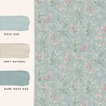 Laura Ashley Mosedale Posy Dark Duck Egg Blue Wallpaper - Image 4