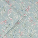 Laura Ashley Mosedale Posy Dark Duck Egg Blue Wallpaper - Image 2