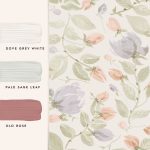Laura Ashley Orisia Peony Pale Sage Green Wallpaper - Image 5