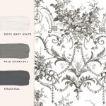 Laura Ashley Tuileries Charcoal Grey Wallpaper - Image 4