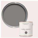 Laura Ashley 2.5L Matt Emulsion Paint Pale Charcoal