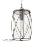 Laura Ashley Beckworth Ceiling Lantern Antique Brass & Glass - Image 4