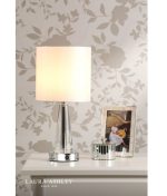 Laura Ashley Blake Table Lamp Polished Chrome & Crystal With Shade LED - Image 2