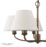 Laura Ashley Denston 5lt Pendant Antique Bronze With Shade - Image 2