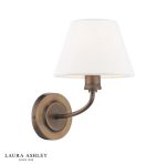 Laura Ashley Denston Wall Light Antique Bronze With Shade