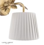 Laura Ashley Egelton Wall Light Aged Brass With Shade - Image 4
