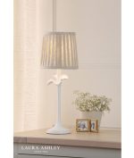 Laura Ashley Eleni Table Lamp Matt White With Shade - Image 4