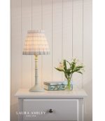 Laura Ashley Farnworth Table Lamp Matt Green With Shade - Image 4