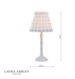 Laura Ashley Farnworth Table Lamp Matt Green With Shade - Image 6