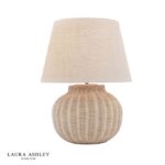 Laura Ashley Fernhill Table Lamp Matt Cream With Shade