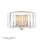 Laura Ashley Fernhurst Wall Light Crystal & Antique Brass