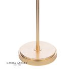 Laura Ashley Halton Floor Lamp Distressed Gold Leaf With Shade - Image 4