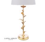 Laura Ashley Halton Table Lamp Distressed Gold Leaf With Shade - Image 2