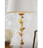 Laura Ashley Halton Table Lamp Distressed Gold Leaf With Shade - Image 5